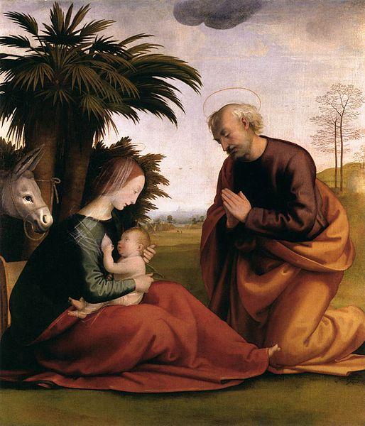 Fra Bartolomeo The Rest on The Flight into Egypt oil painting image